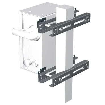 Fixation poteau coffrets de sécurité tôle - Protection, commutation et distribution de l'énergie - PRODUCT_MAIN_PICTURE_EXT