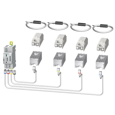 DIRIS Digiware Iac - Mesure, surveillance et qualité de l'énergie - EXPLODED_VIEW_EXT