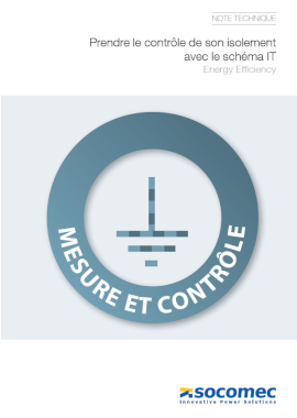 Couverture de la note technique "Prendre le contrôle de son isolement avec le schéma IT"